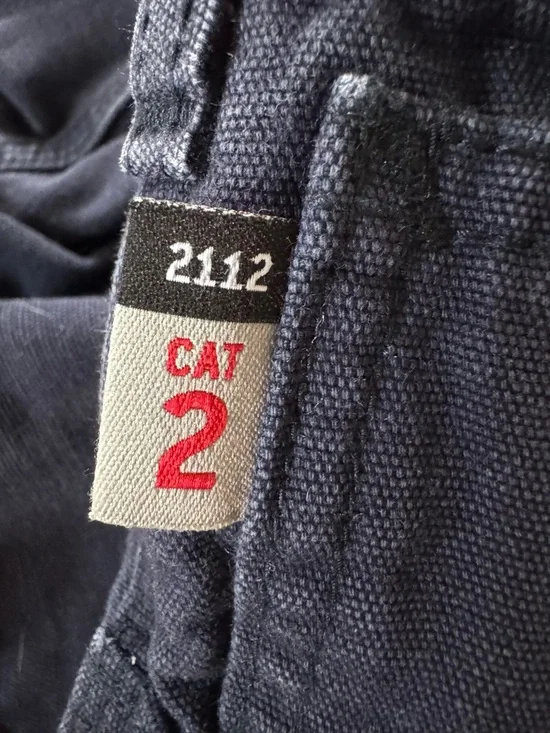 Carhartt FRB159 DNY Flame Resistant Work Pants Men’s 34x32 Navy CAT 2 FR - Picture 5 of 6